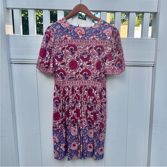 BA&Sh Valía Dress in Fuchsia - Picture 3 of 5